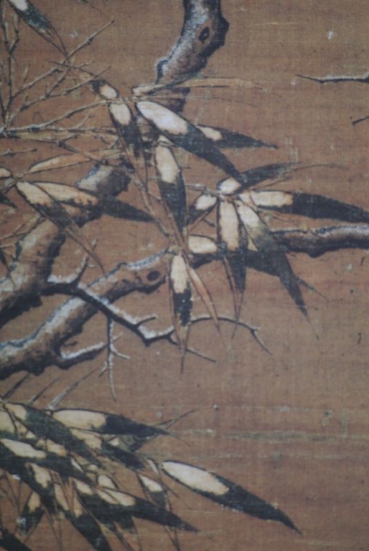 Chinese Painting Shrike on a winter Tree Li Di 4
