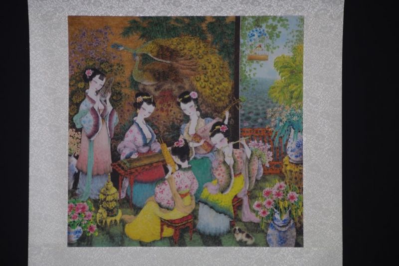 Chinese Paintings to Frame 5 Musicians 1