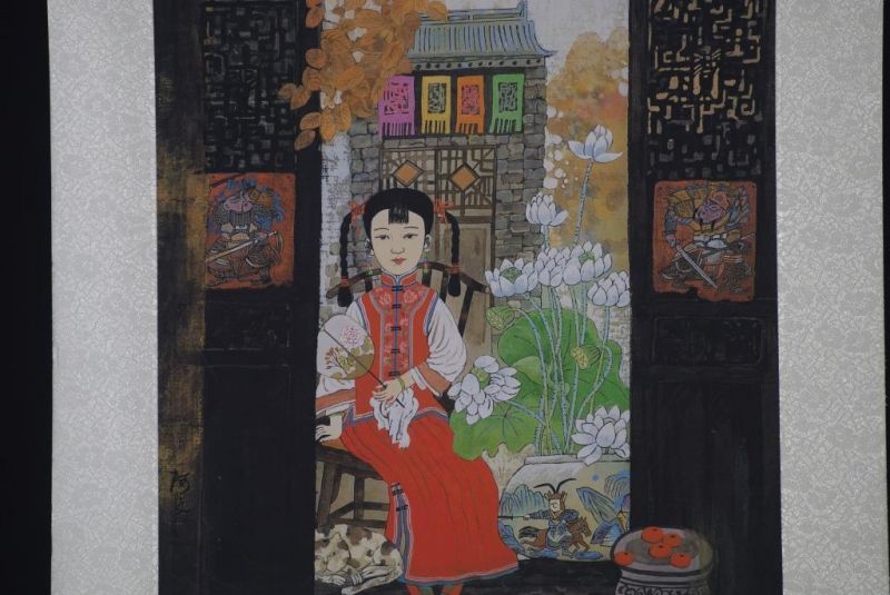 Chinese Paintings to Frame - Traditional house 2