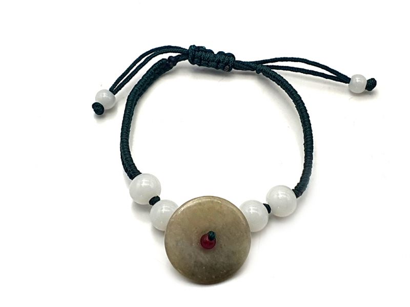 Chinese Pi Bracelet in real Jade - Dinh Van Style 1