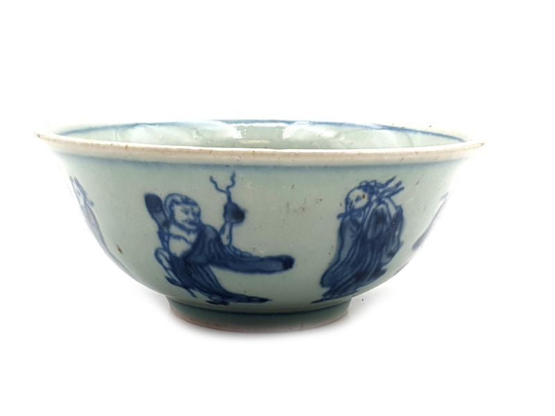 Chinese Porcelain Bowl Shaolin monk 1