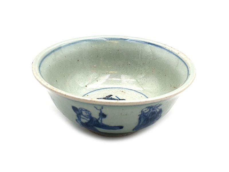 Chinese Porcelain Bowl Shaolin monk 2