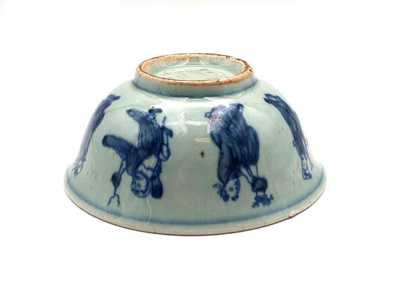 Chinese Porcelain Bowl Shaolin monk 3