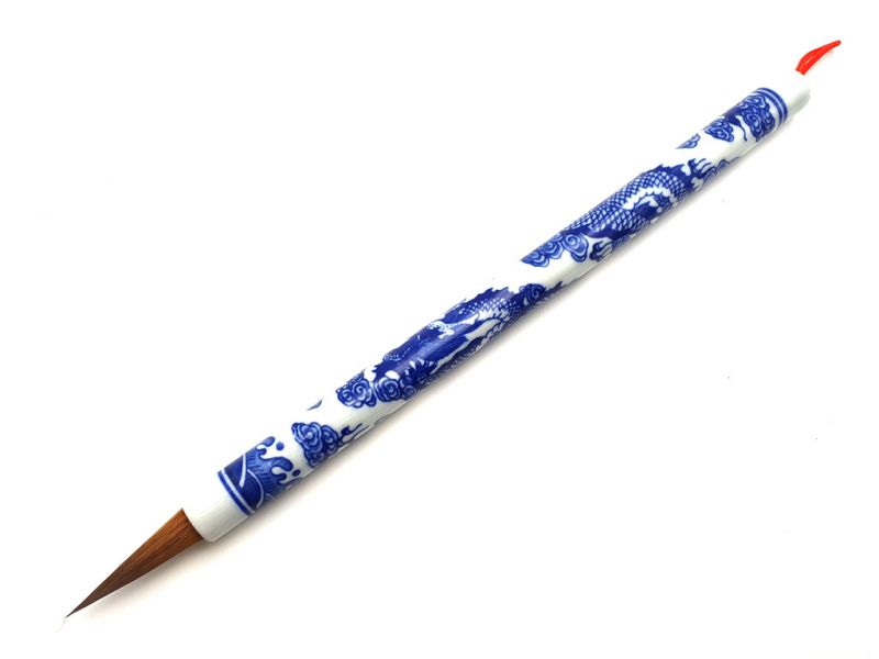 Chinese Porcelain Calligraphy Brush Size S 1