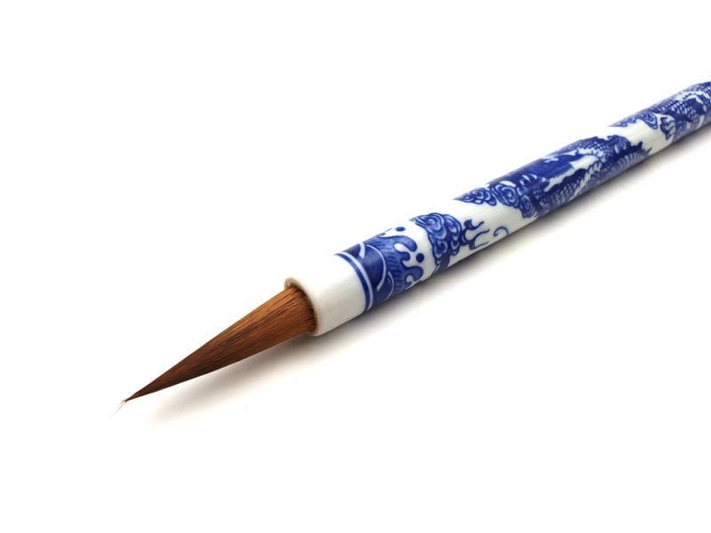 Chinese Porcelain Calligraphy Brush Size S 2