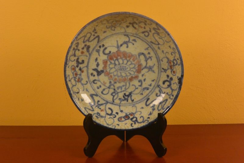 Chinese porcelain plate Flower 1