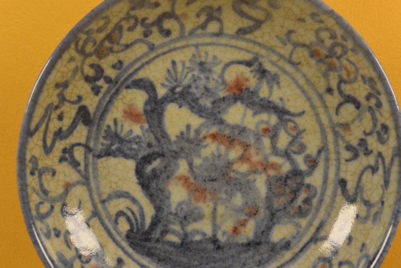 Chinese porcelain plate Forest 2