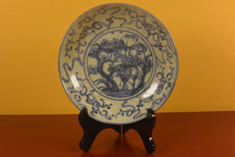 Chinese porcelain plate Vegetation 1