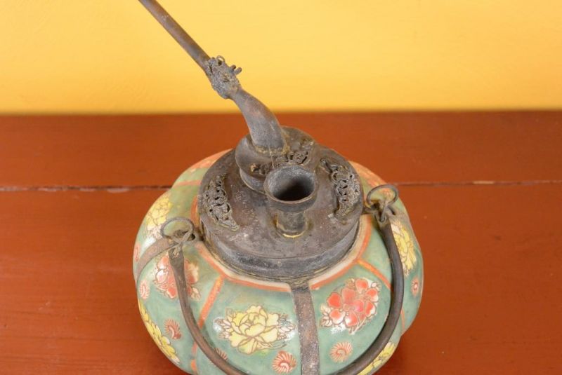 Chinese Porcelain Water Pipe - Green 2 4