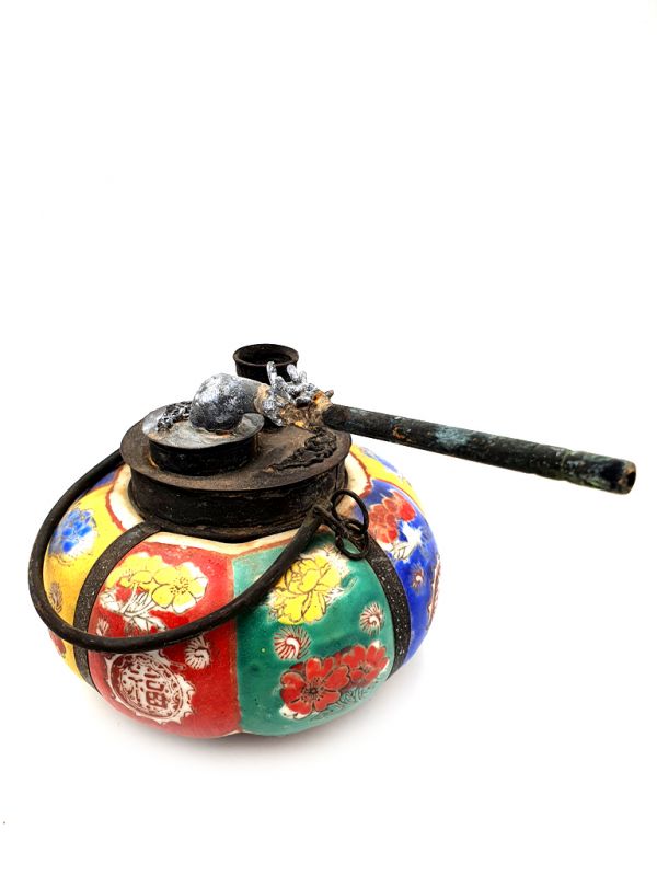 Chinese Porcelain Water Pipe - Multicolor 4
