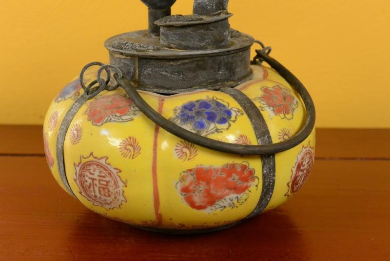 Chinese Porcelain Water Pipe - Yellow 2 2