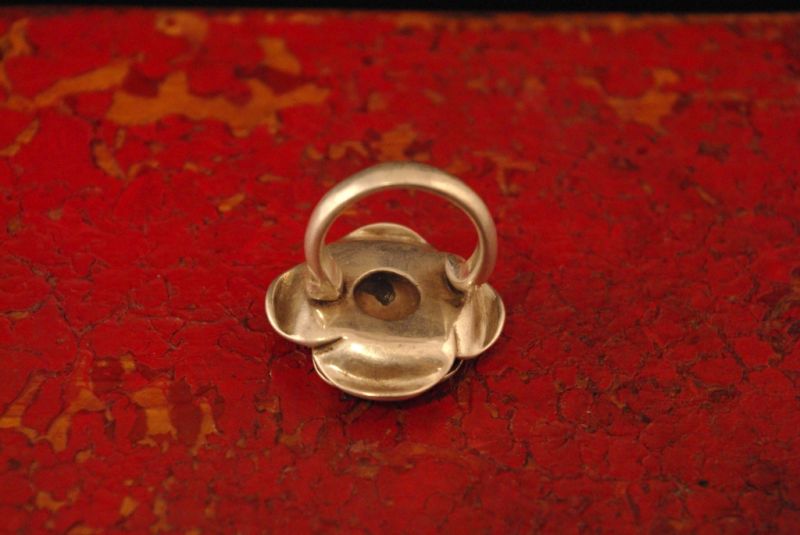 Chinese Ring from the Miao Minority Lotus flower 5