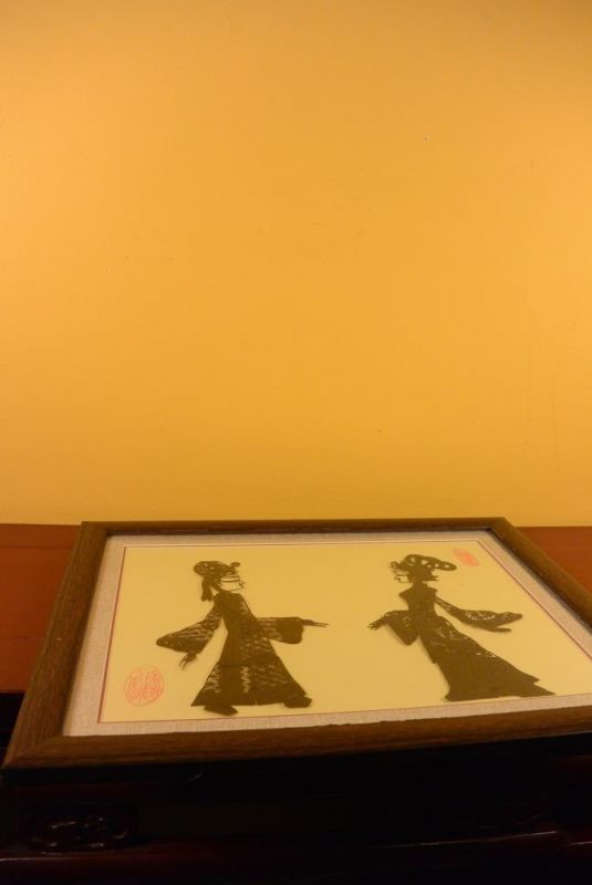Chinese shadow theater - Framed PiYing puppets - Black 5
