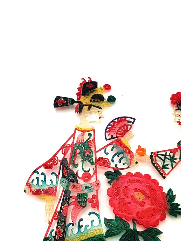 Chinese shadow theater - PiYing puppets - Big flower 2