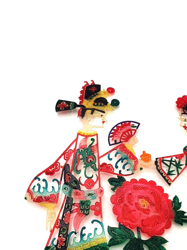 Chinese shadow theater - PiYing puppets - Big flower 2