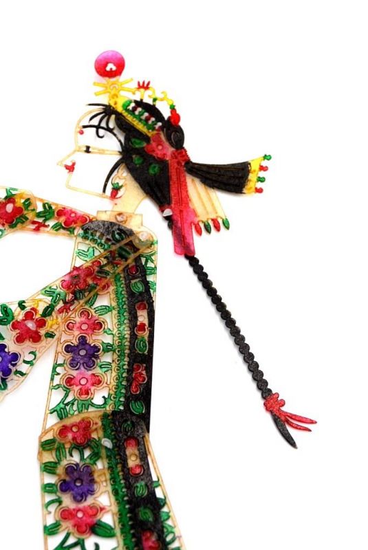 Chinese shadow theater - PiYing puppets - Woman - Polychrome 2