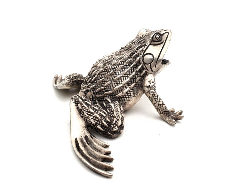 Chinese Statue Metal Toad 4