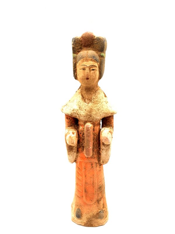 Chinese statue - Terracotta - Court Lady Tang - Poet 1