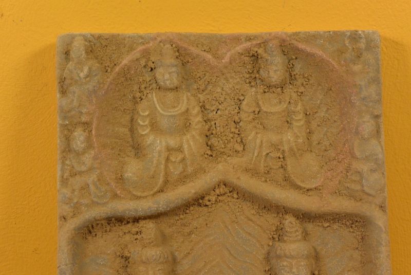 Chinese Terracotta plate 4 Buddha 2