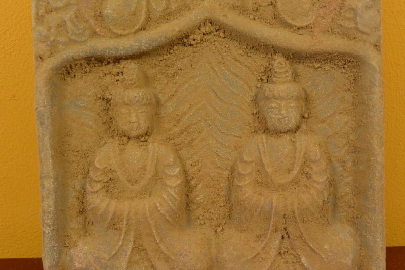 Chinese Terracotta plate 4 Buddha 3