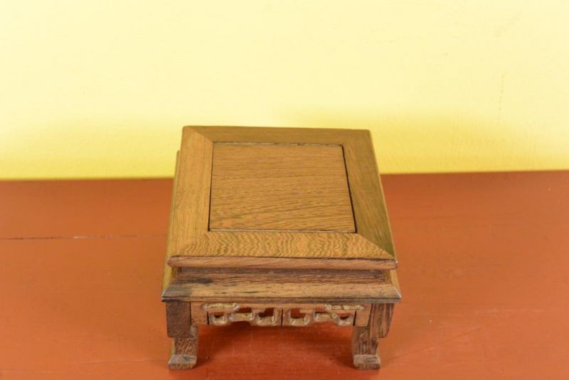 Chinese Wood stand - Chinese table - 12x12x10cm 3