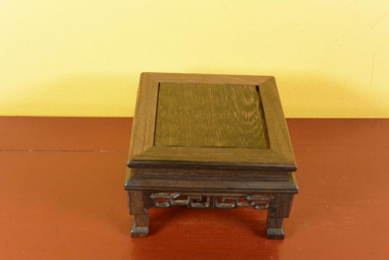 Chinese Wood stand - Chinese table - 14x14x10 3