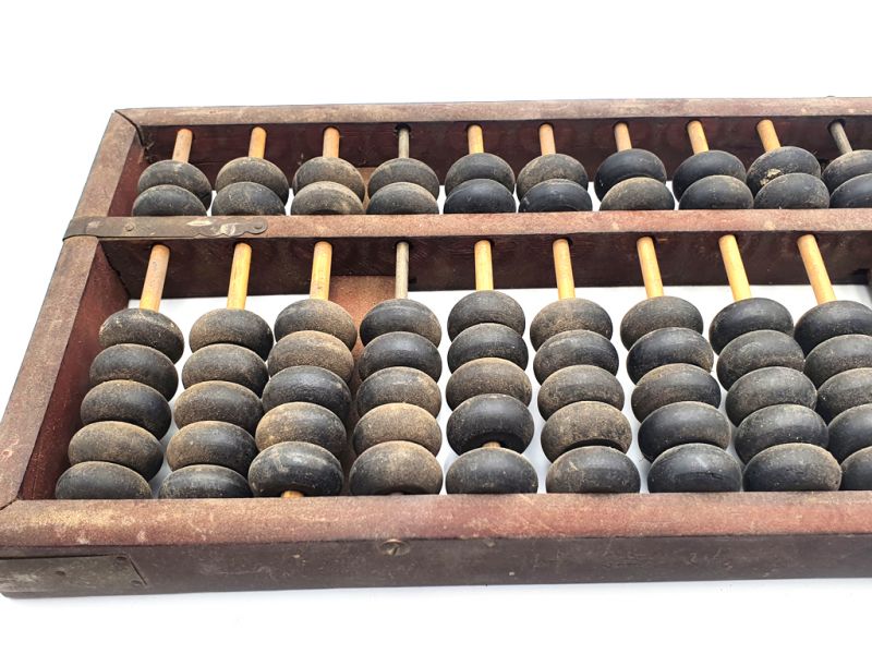 Click thumbnail to enlarge and hover over the picture to zoom Chinese Wooden Abacus 2