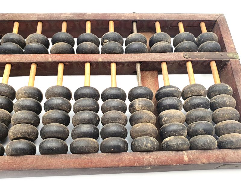 Click thumbnail to enlarge and hover over the picture to zoom Chinese Wooden Abacus 3