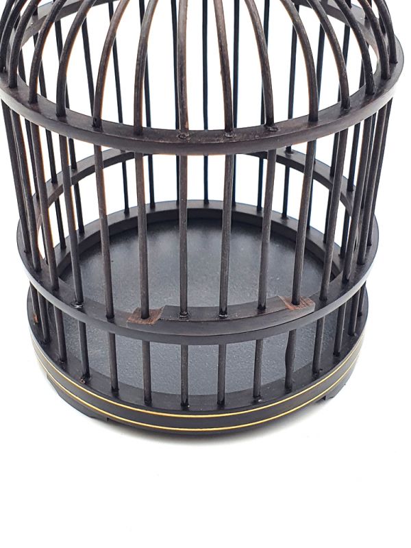 Chinese Wooden Cricket Cage - Ebony wood 2 3