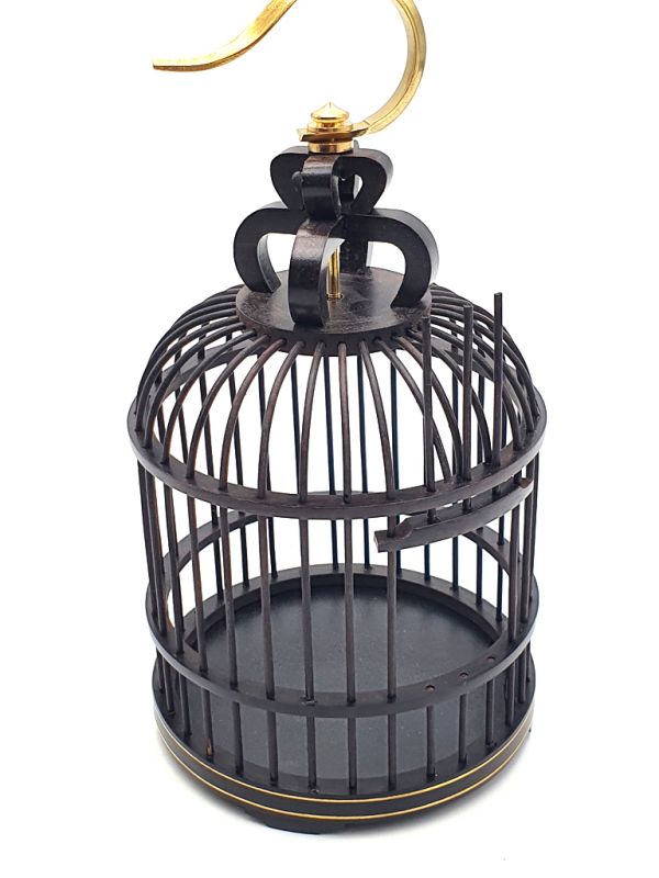 Chinese Wooden Cricket Cage - Ebony wood 2 4