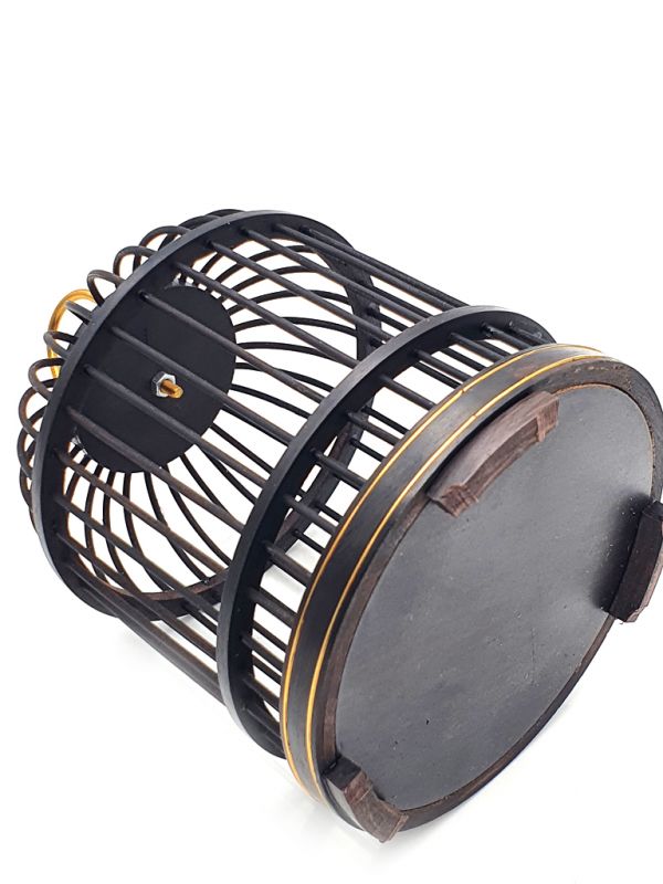 Chinese Wooden Cricket Cage - Ebony wood 5