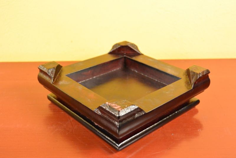 Chinese Wooden Stand - Square 4