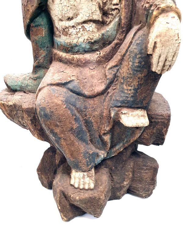 Chinese Wooden Statue Chinese divinity 3