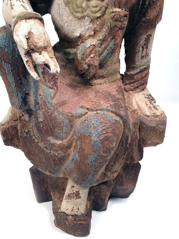 Chinese Wooden Statue - Chinese goddess 3