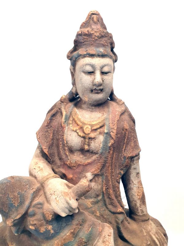 Chinese Wooden Statue Goddess 2
