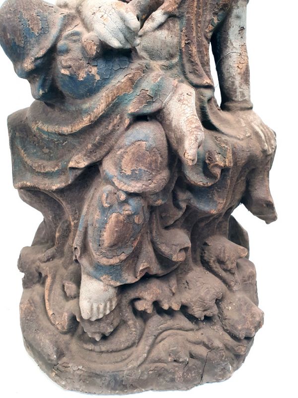 Chinese Wooden Statue Goddess 3