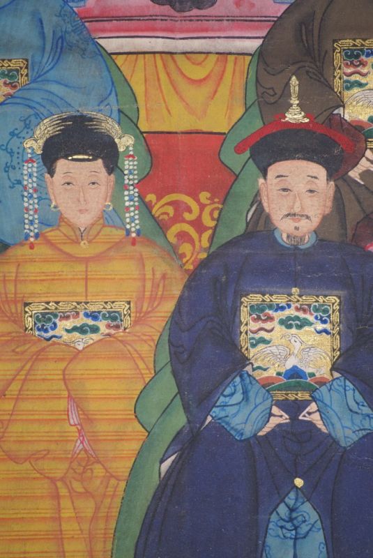 Chinesische Ahnenbilder 8 Personen 5