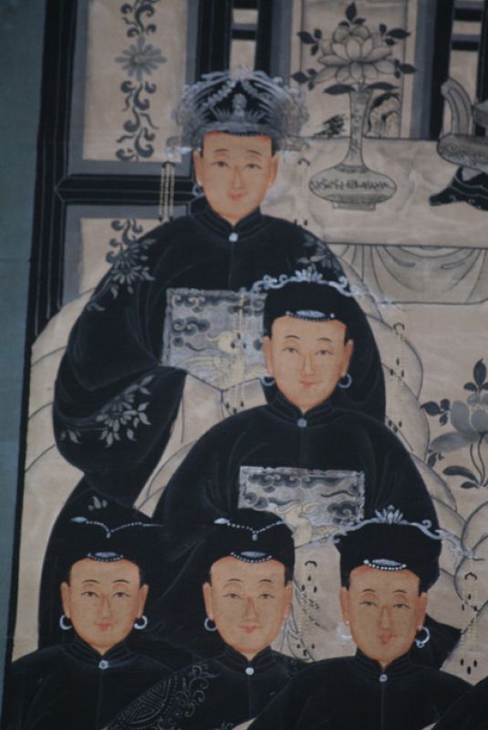 Chinesische Ahnenbilder Medium - 10 Personen 3