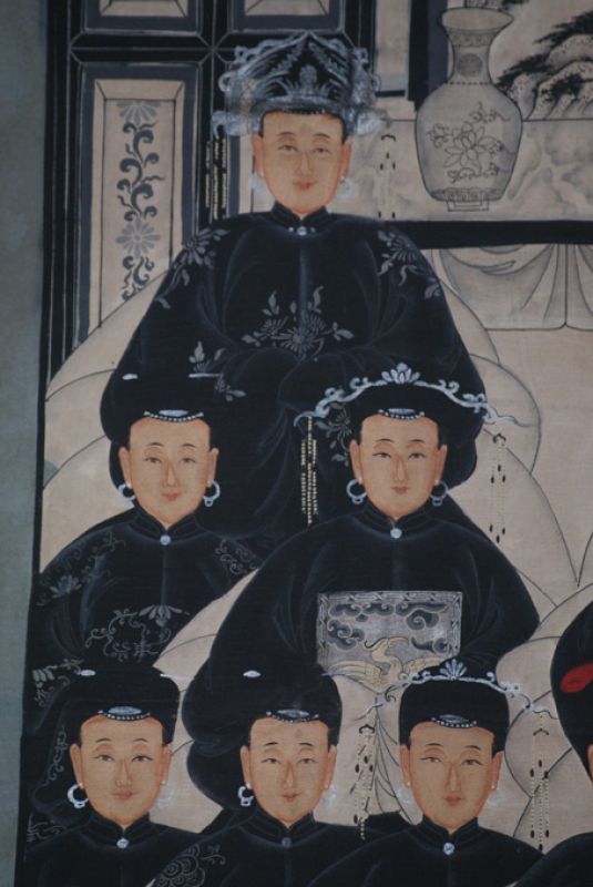 Chinesische Ahnenbilder Medium - 12 Personen 3