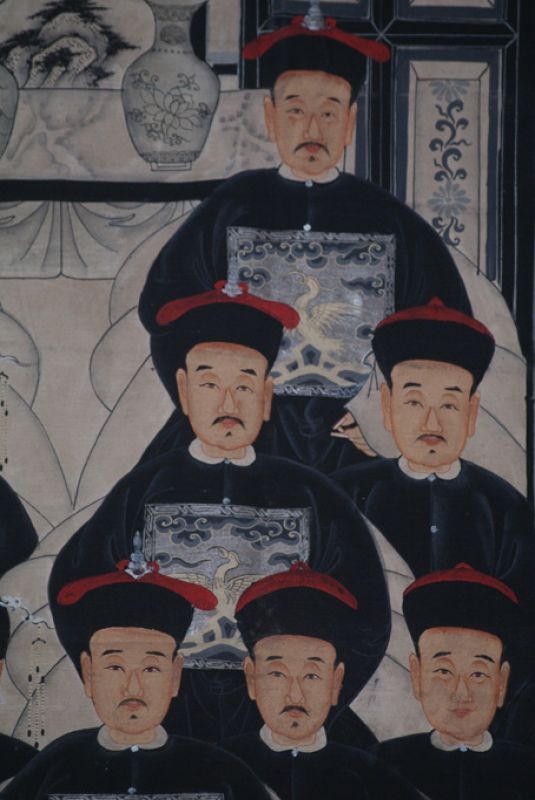 Chinesische Ahnenbilder Medium - 12 Personen 4