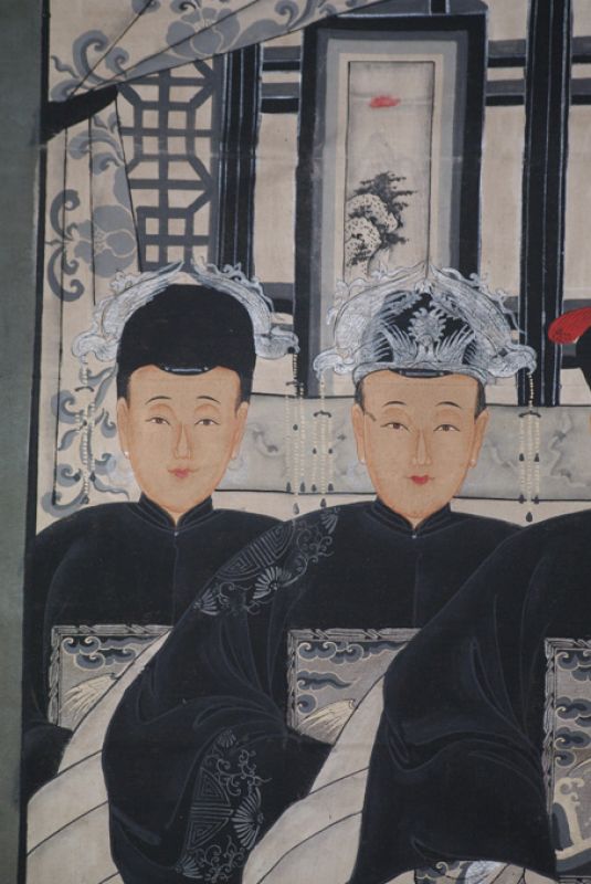 Chinesische Ahnenbilder Medium - 4 Personen 3