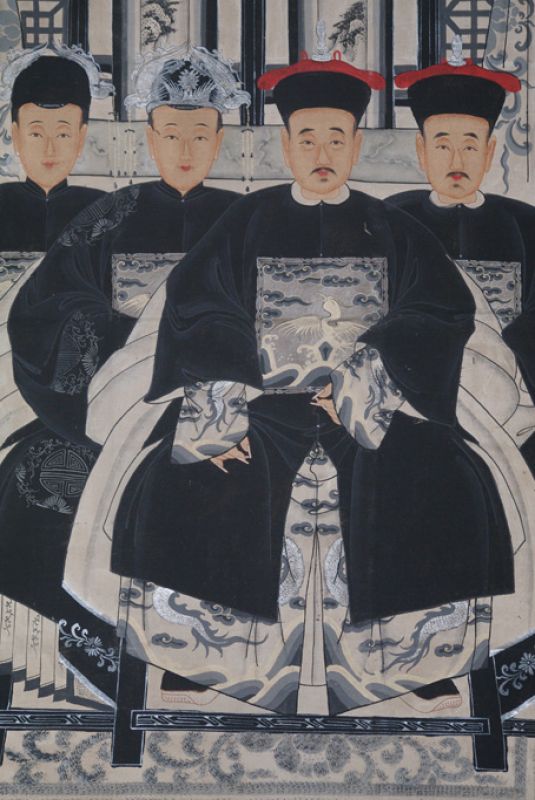 Chinesische Ahnenbilder Medium - 4 Personen 5