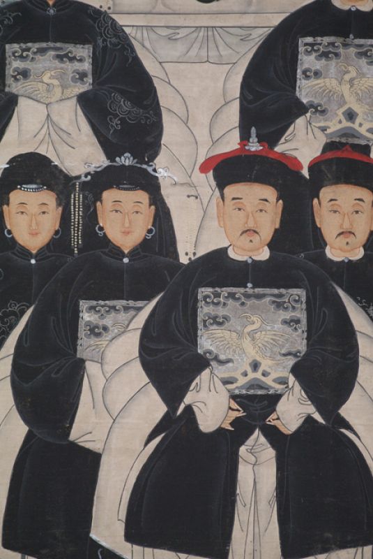 Chinesische Ahnenbilder Medium - 8 Personen 5