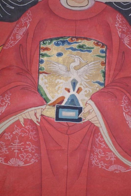 Chinesische Ahnenbilder Qing-Dynastie 2 Personen 5