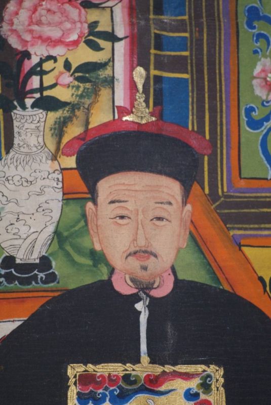 Chinesische Ahnenbilder Qing Dynastie 4