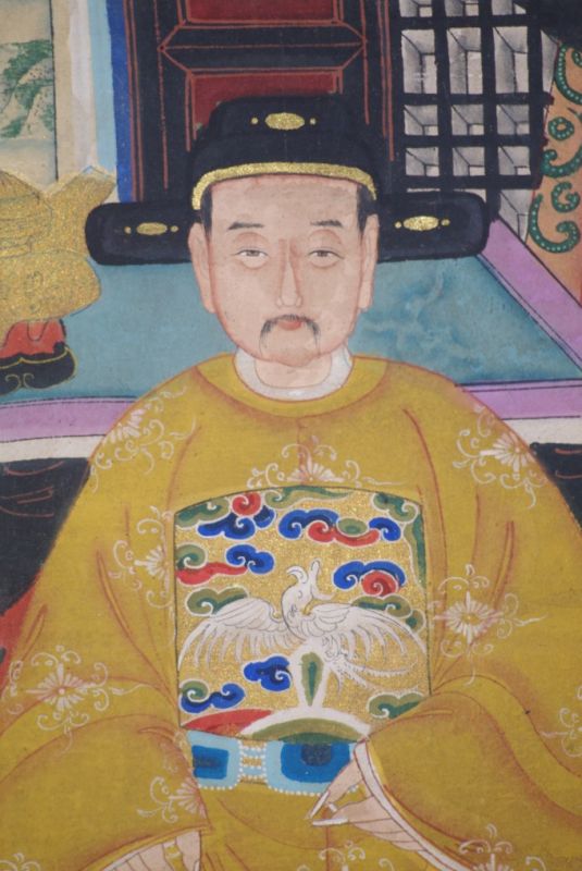Chinesische Ahnenbilder Rot und Gelb 5