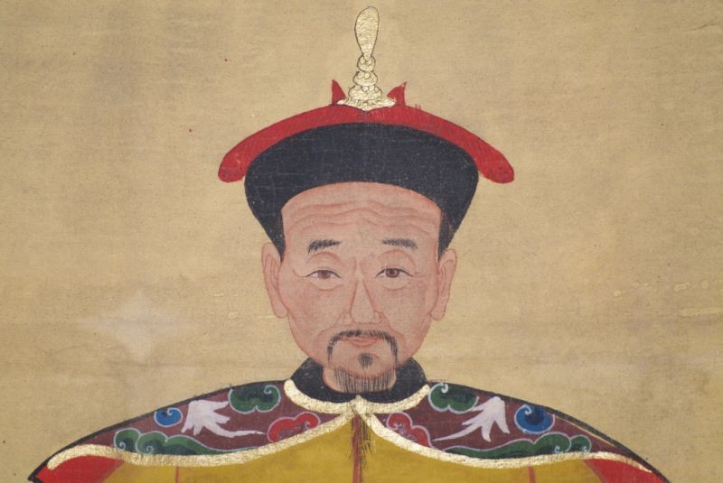 Chinesische Ahnenportraits Gelb 4
