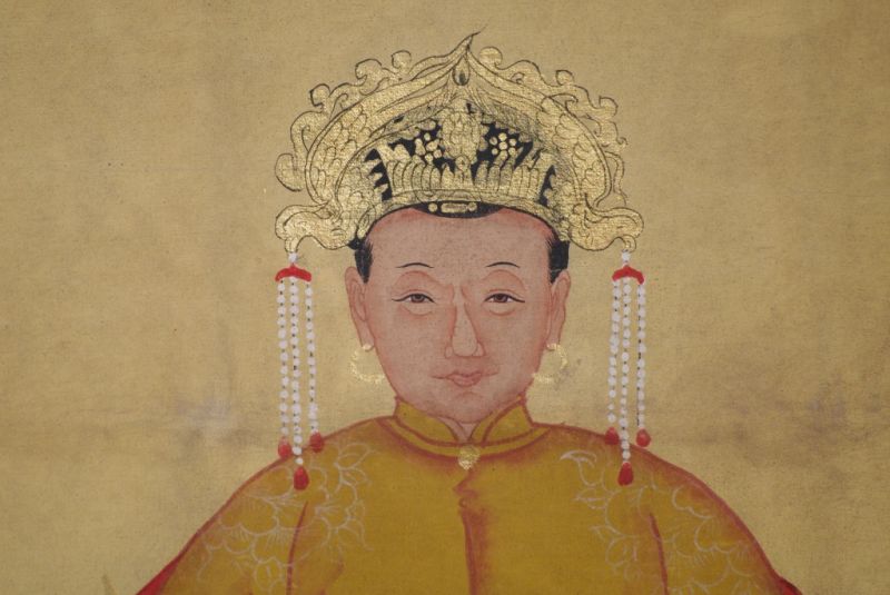Chinesische Ahnenportraits Gelb 5