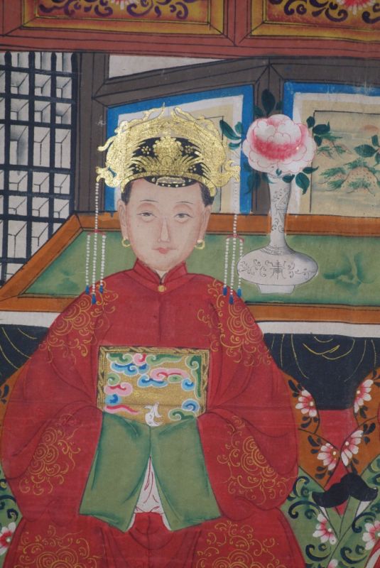 Chinesische Ahnenportraits Qing Dynastie 3
