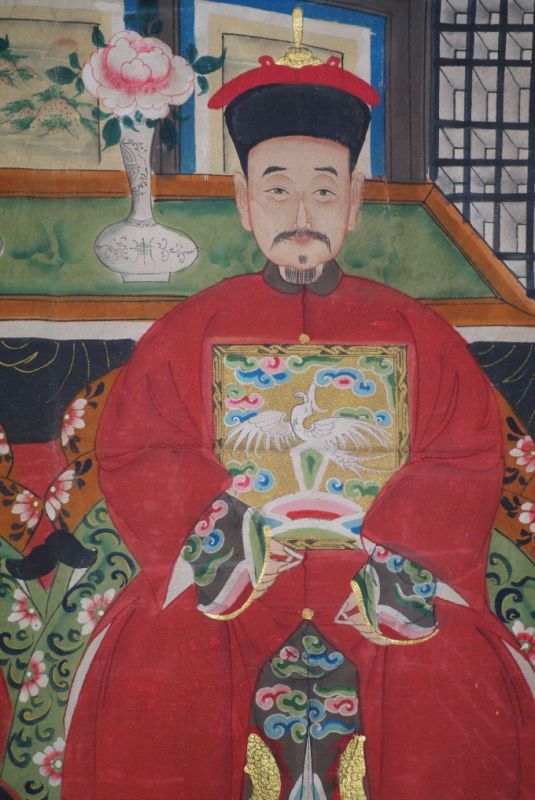 Chinesische Ahnenportraits Qing Dynastie 4